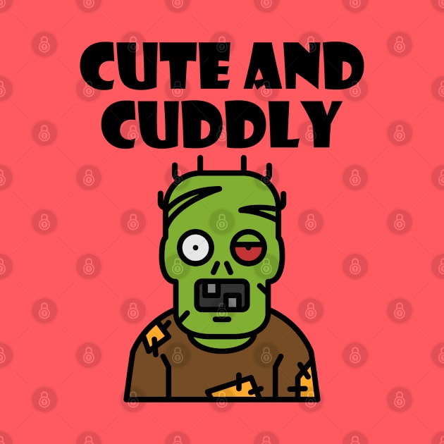 Cute and Cuddly Creepy Green Monster Light-Color by depravitee