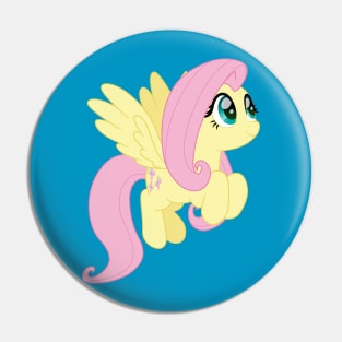 flying movie style Fluttershy Pin