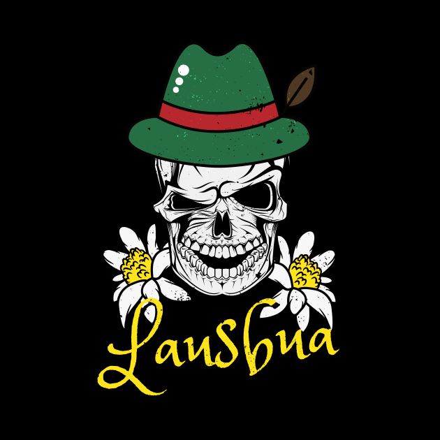 Lausbua Bavaria Skull Bavarian Costumes by Foxxy Merch