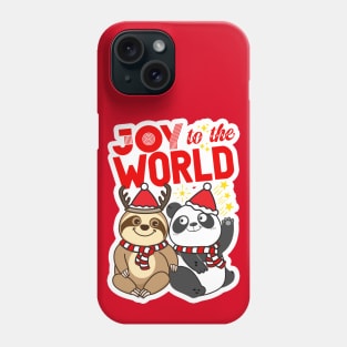 Sloth Panda - Joy to the World Phone Case