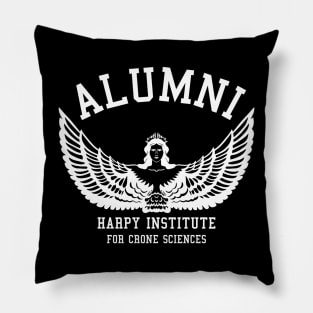 Harpy Institute for Crone Sciences Alumni Pillow