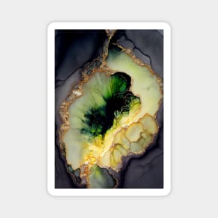 Plant Infused - Abstract Alcohol Ink Resin Art Magnet