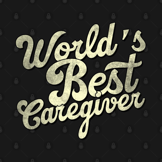 World's best caregiver. Perfect present for mother dad father friend him or her by SerenityByAlex