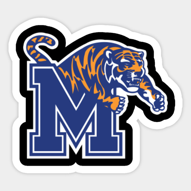 Memphis Tigers Memphis Tigers Sticker Teepublic Uk