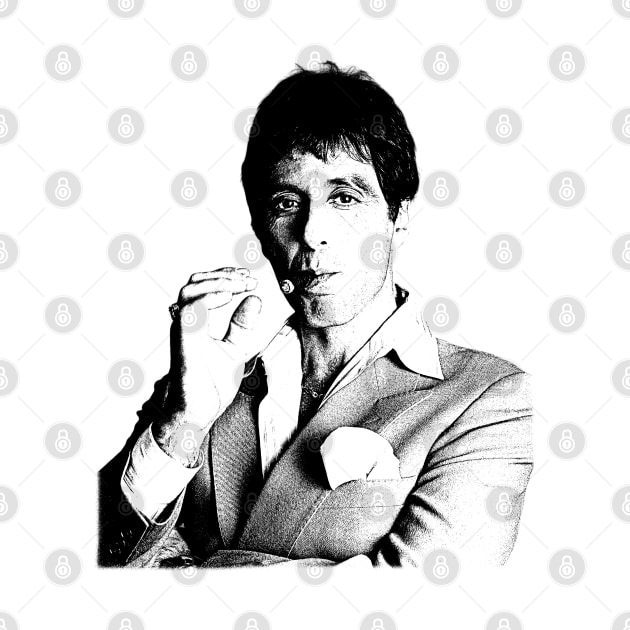 Tony Montana With Cigarettes by Knockbackhaunt