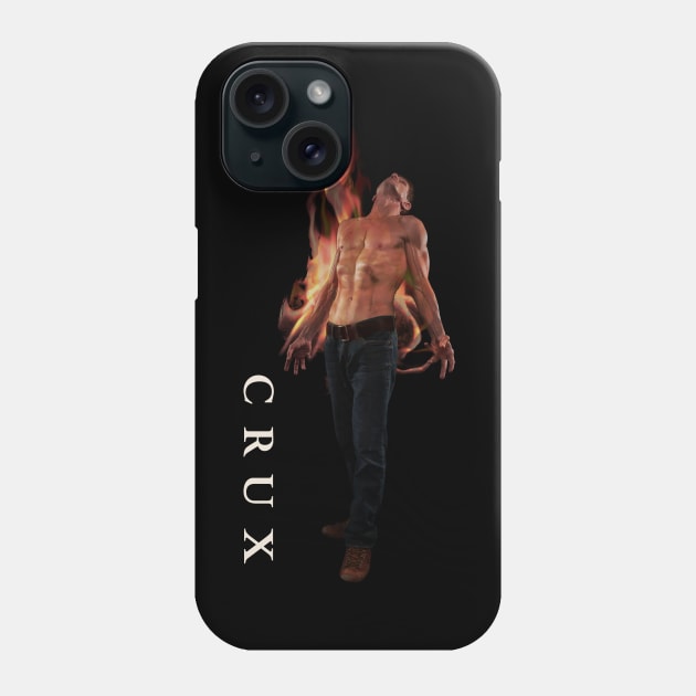 "Crux" Tested By Fire! Horror Icon Bill Oberst Jr. Licensed Merch: Grief/Recovery Phone Case by Bill Oberst Jr. Official Merch