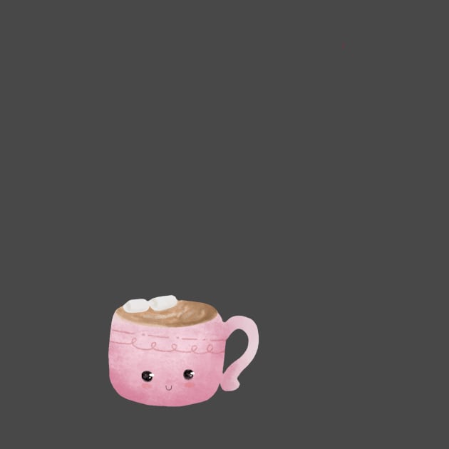 Pink coffee cup by Mydrawingsz