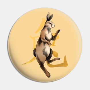 Chinese Zodiac: The Rabbit Pin