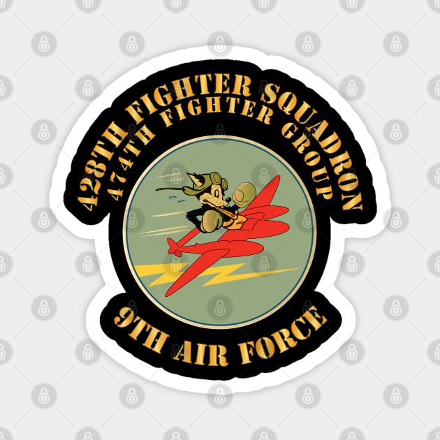 428th Fighter SQ - 474th Fighter Group - 9th AF X 300 Magnet by twix123844