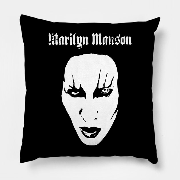 Marilyn-Manson-fans Pillow by forseth1359