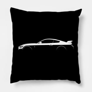 Ford Mustang Shelby GT500 (2020) Silhouette Pillow