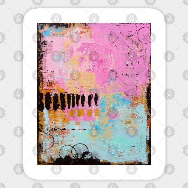 Abstract Art Digital Modern Painting Women And Men Tshirt Cases