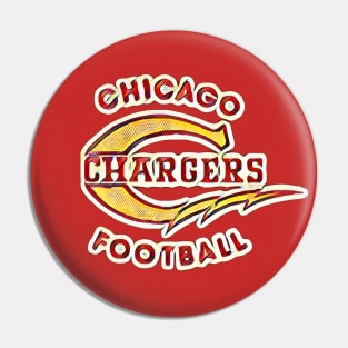 Chicago Chargers Football Pin