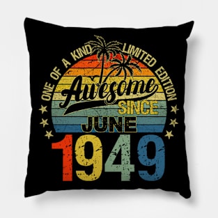 Vintage June 1949 Decorations Pillow