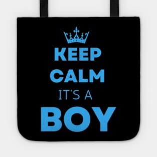 Ceep calm its a boy gift Ahoy it's a boy & "new dad gift" "it's a boy pregnancy" newborn, dad of boy gift Tote