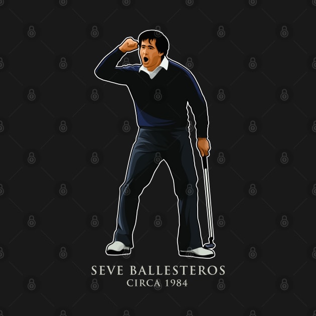 Seve Ballesteros Circa 198 by RunAndGow