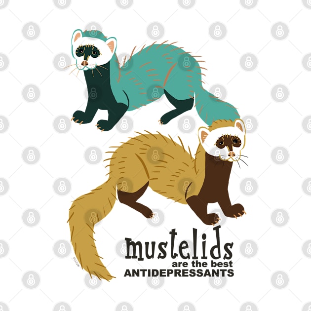 Mustelids are the best antidepressants N3 by belettelepink