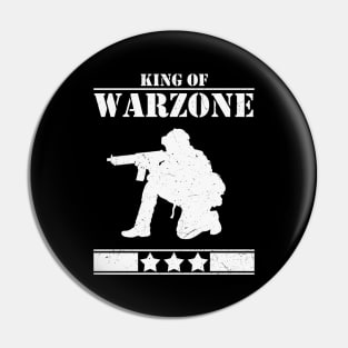 King Of Warzone Gamer Gaming Pin