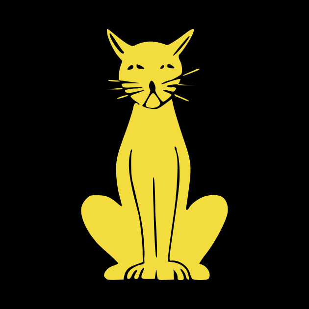 Yellow cat by ezioman