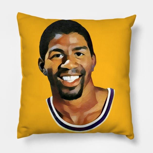 Earvin Pillow by HoopDynastees