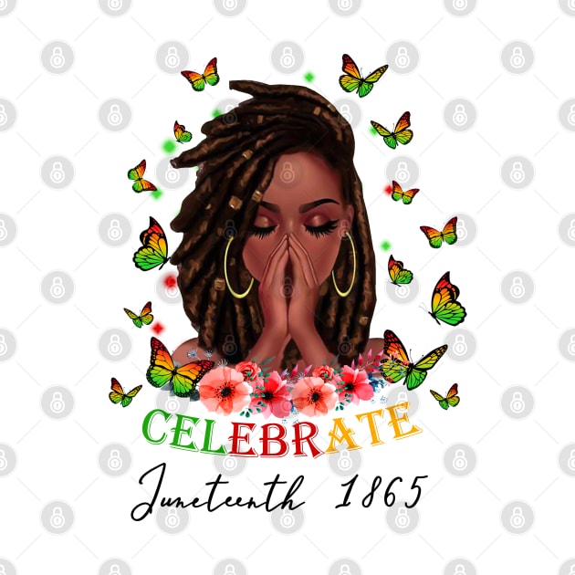 Celebrate Juneteenth 1865, Black Girl Magic, Black Women, Black Queen by UrbanLifeApparel