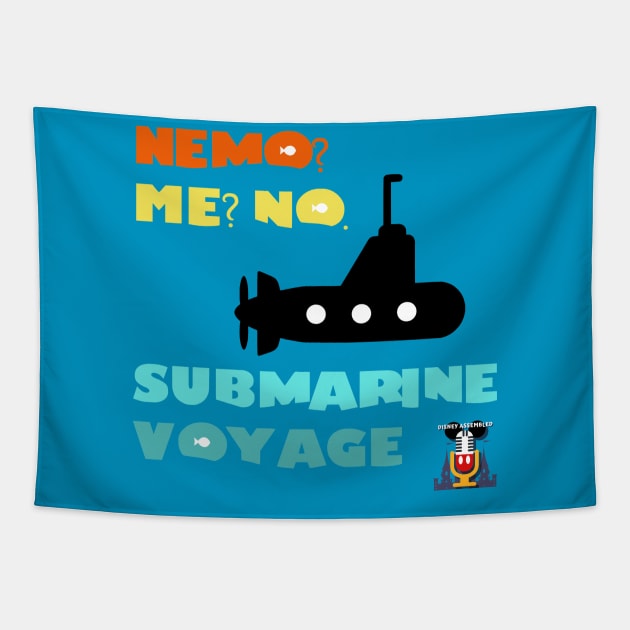 Nemo Submarines Tapestry by Disney Assembled