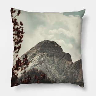 Fall Mountain View Landscape Pillow