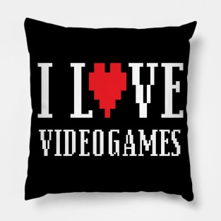 I Love Videogames - Video Game Pillow