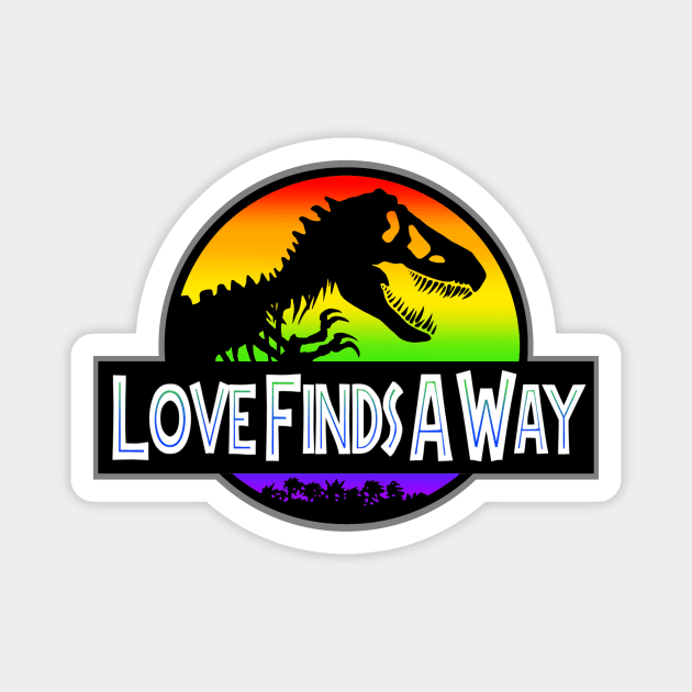 Jurassic Love Magnet by SJAdventures