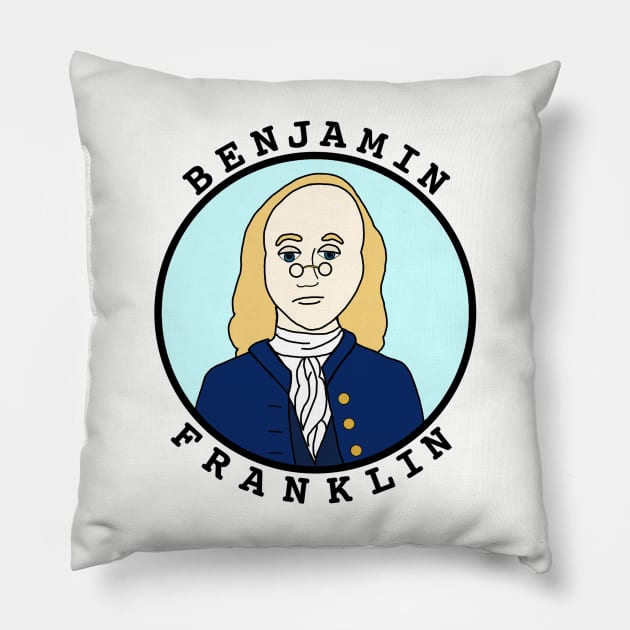 Ben Franklin Pillow by Aeriskate