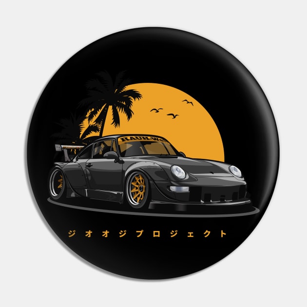 RWB 993 Special Color Edition (Black - Gold Exclusive) Pin by Jiooji Project