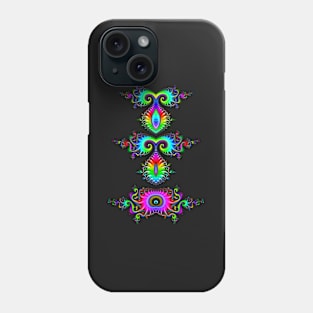 Rainbow Fractal Totem Phone Case