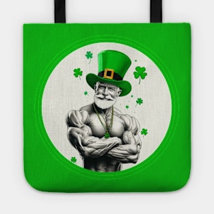 Happy St Patricks Muscle Daddy Day Tote