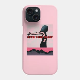 open your heart Phone Case