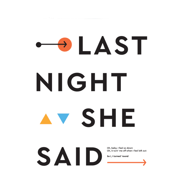 Last night she said - black by London Colin