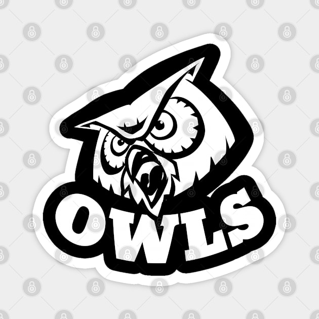 Owl Mascot Magnet by Generic Mascots