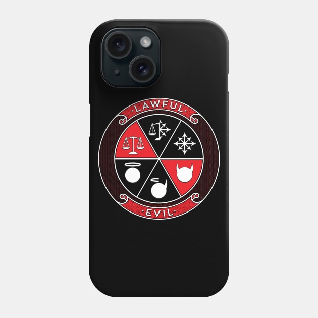 Lawful Evil Phone Case by RaygunTeaParty