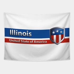 Illinois - United State of America Tapestry