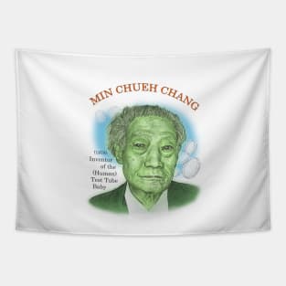 Min Chueh Chang, Test Tube Baby Inventor Tapestry