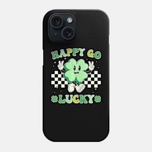 Go Shamrock Groovy St Patricks Day Women Girls Phone Case