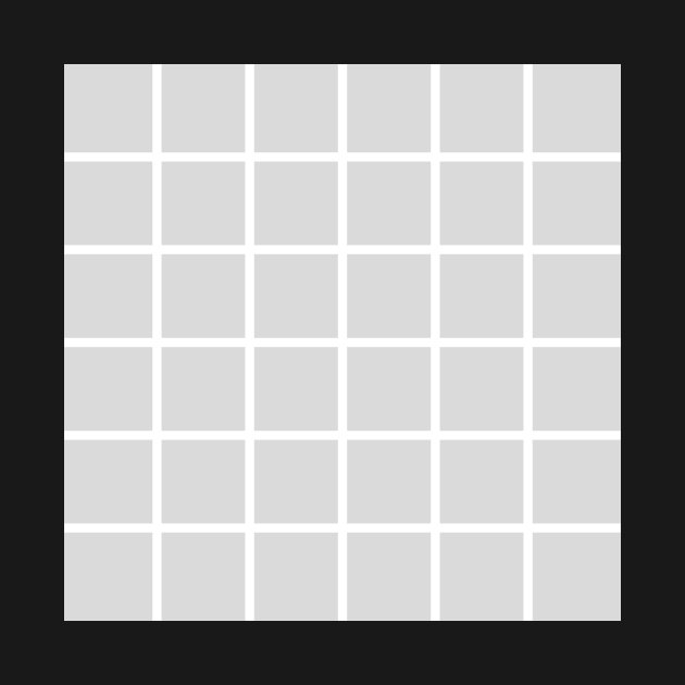 Grey with White Grid by fivemmPaper