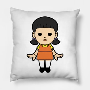 Squid Game Giant Doll Girl Statue Pillow