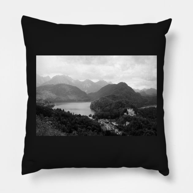 Mountains Magic Land Pillow by Sandraartist