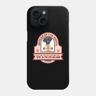 Labrador Retriever-Beggar of the Month Winner Phone Case