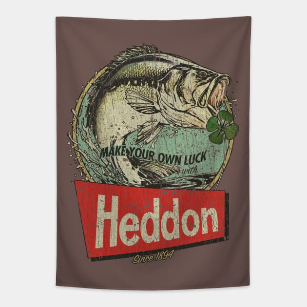 Heddon Lures - Make Your Own Luck 1894 Tapestry by JCD666