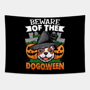 Fur-tastic Halloween Hound Dog Witch Costume Tapestry