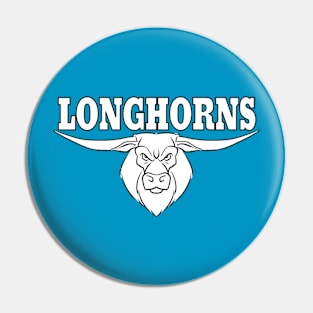 Longhorn mascot Pin