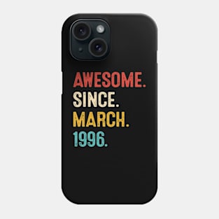 vintage march 1996 retro birthday Phone Case