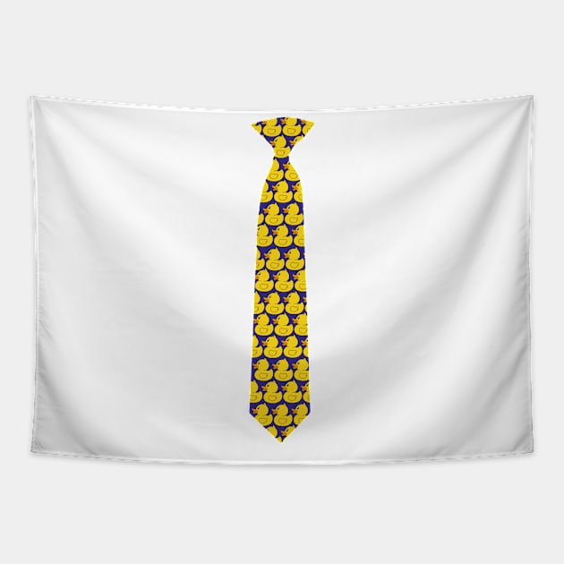 ducky tie Tapestry by We Love Gifts