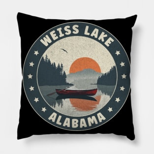 Weiss Lake Alabama Sunset Pillow